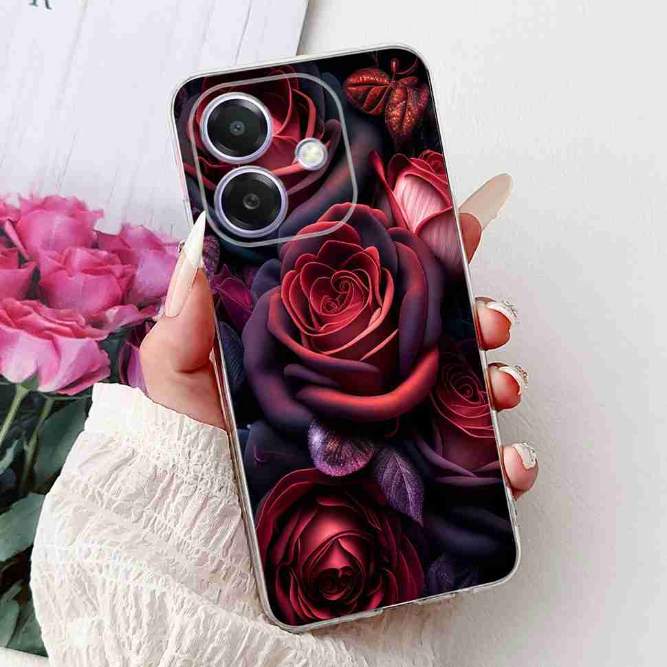 For Oppo A3 4G CPH2669 Funda Popular Painted Soft Silicone Phone Case For Oppo A3X A3 X 5G CPH2681 Back Cover Casing