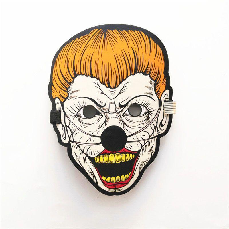 Premium Quality Sound Activated Led Mask For Halloween Dance Rave Edm Events