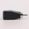 2 Stück Lautsprecherkabel zu Audio-Steckerbuchse Schnellsteckverbinder RCA-Stecker Adapter Lautsprecherstecker Universalkabel
