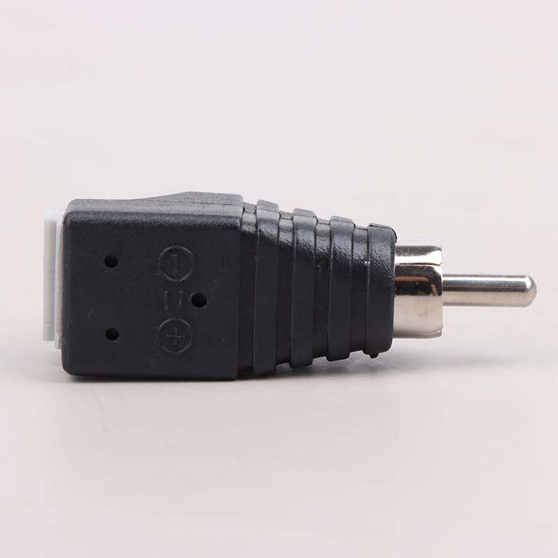 2 Stück Lautsprecherkabel zu Audio-Steckerbuchse Schnellsteckverbinder RCA-Stecker Adapter Lautsprecherstecker Universalkabel