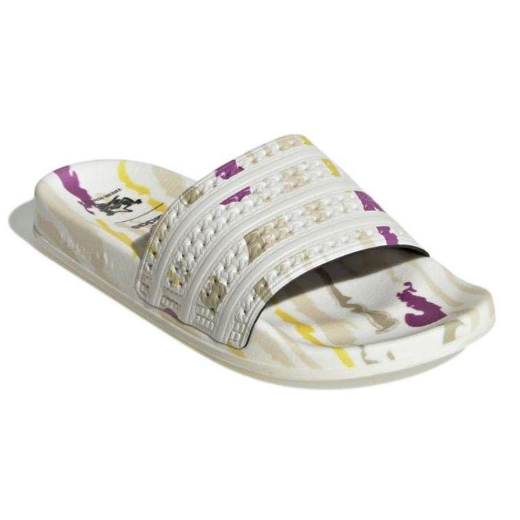 Thebe Magugu x adidas  Adilette Slide Abstract Women Sneakers White Cloud-White Core-Black GX2073