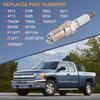 8pcs 41-993 19256067 High Quality Spark Plugs For Chevrole GMC Tahoe Pontia 41993 Ignition Candles