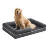 Feandrea Dog Bed, Orthopedic Dog Bed, Large Dog Bed Waterproof, Removable Washable Cover Dog Sofa with Non-Slip Bottom, Raised Edges