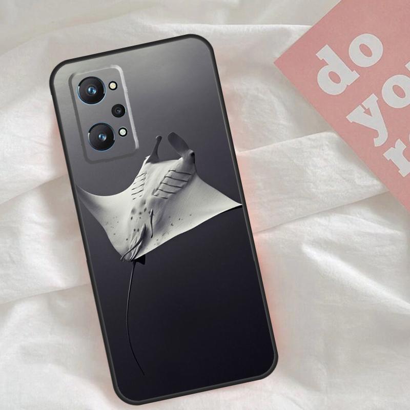 Animal Manta Ray Case For Realme C75 C63 C61 C65 C67 C55 C51 C53 C35 C71 15 11 12 13 14 Pro Plus GT6 GT7 Pro