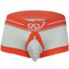 Men's Boxer Briefs Trunks Buckled Bulge Pouch Shorts Jockstrap Underwear Panties