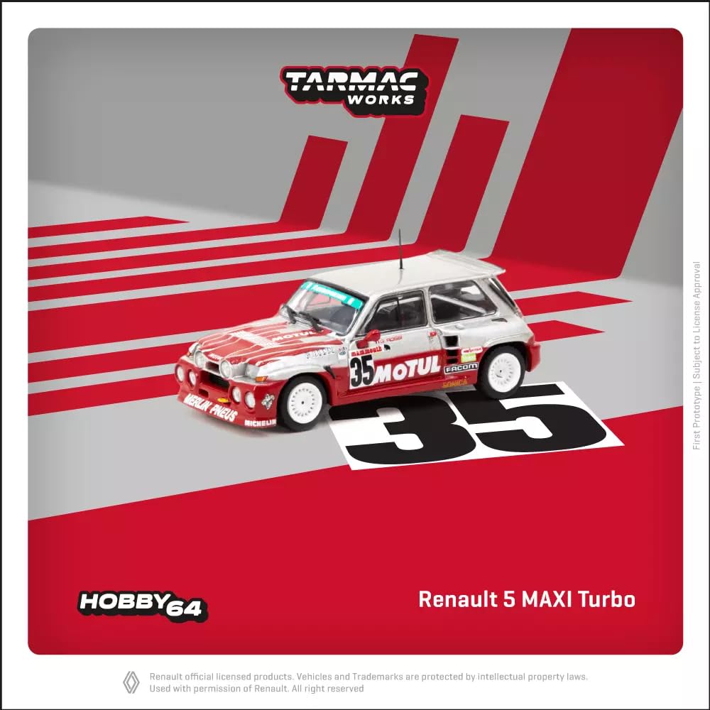 Tarmac Works 1/64 Renault 5 Maxi Turbo Hillclimb Champion 1987 Tarmac Works Giovanni Rossi