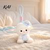Nursery Decor Hanging Toy Goodnight Sheep Plush Keychain, Cute Sleepy Lamb Stuffed with Nightcap, Soft Companion Fluffy Bag Charm for Backpack