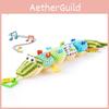 Baby Crocodile Sensory Development Toy With Music And Rattle For Newborns And Toddlers