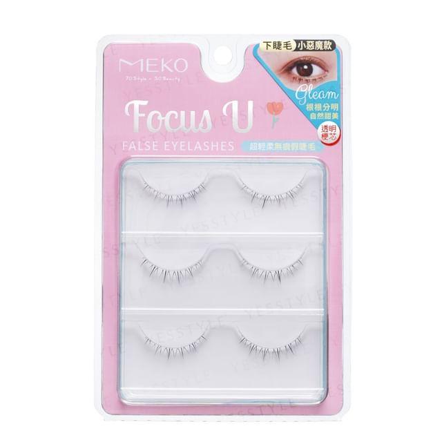 MEKO - Focus U Lower False Eyelashes Little Devil 3 pairs