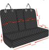 Rear Row Double Zipper Dog Seat Cushion Mat