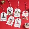 Weihnachtsthema Papier DIY Bastelpapier Etikett Home Office Feiertagsdekoration Hängendes Ornament