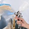 LVMP Gravity Feed Air Spray Gun Mini Paint Spraying Gun Kit 0.8mm Nozzle 250ml Fluid Cup Air Paint