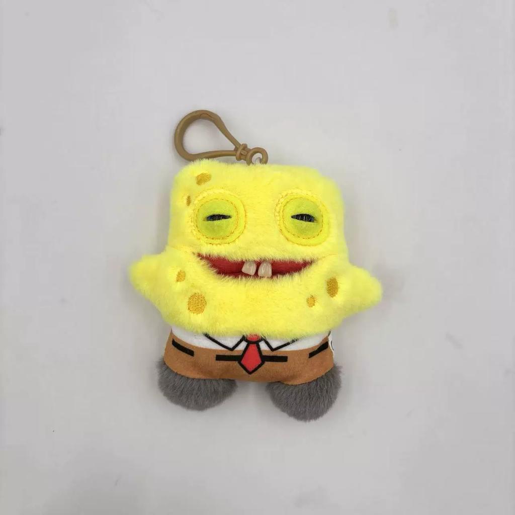 Fuggler Ugly Monsters Original Teeth Plush Toys Gap-Toothed Spongebob Eyed Leopard Print Plush Keychain Pendant Hot Gifts