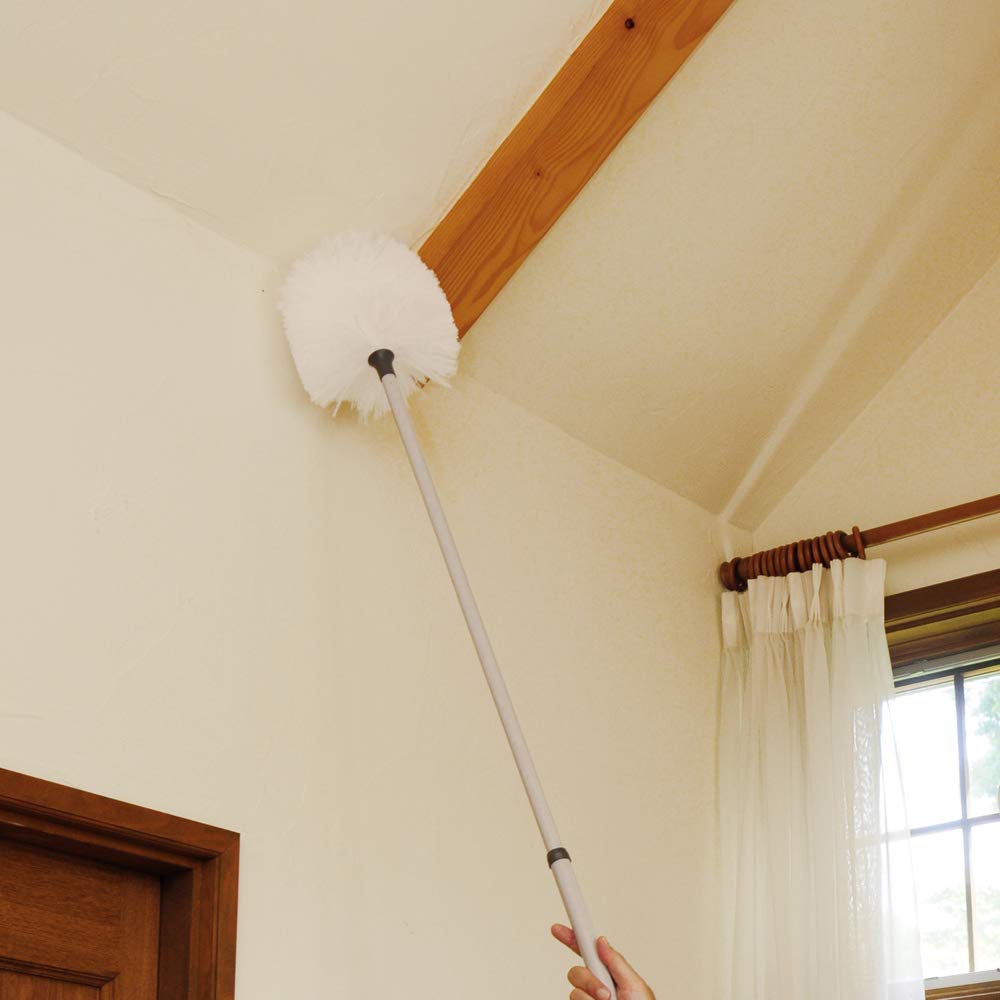 Azuma Electrostatic Ceiling Total Catches Dust On the Ceiling with the Power of Static Duster, Duster, Length Approx. 101.5-151cm, Electricity.