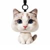 Lovely Cat Doll Cat Plush Doll Keychain Plush Car Key Ring New Doll Bag Pendant  Gifts