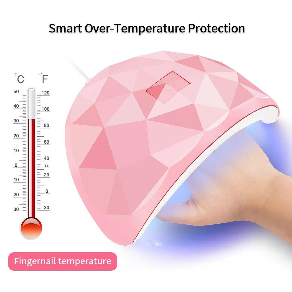 Multifunctional Led Lamp For Nails Lamp Uv Led Cabin Uv Led Nail Gel Dryer Professional Material Nails Accesories Tools