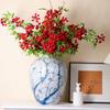 Modern Blue & White Porcelain Ceramic Vase: Chinese-Inspired Flower Arrangement for Living Room Décor