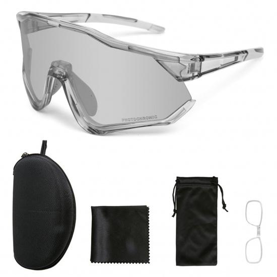 New cycling glasses, running marathon sports goggles for men, outdoor windproof sunglasses, photochromic sunglasses for women