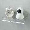 Transparent Wall Mount Shelf No Drill Anti-Slip Load Bearing Bathroom Living Room Storage Rack