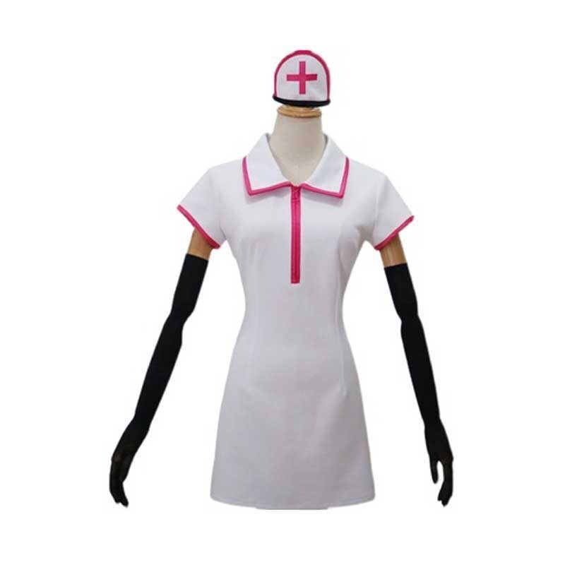 Косплей костюм Человек-бензопила Макима Косплей наряд Человек-бензопила Охотник на демонов Пава Макима Медсестринская форма Majima Nurse Uniform M