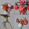 Silk Petals Peony Artificial Flower Multicolor Faux Flower Simulation Peony Flower  Home Decoration