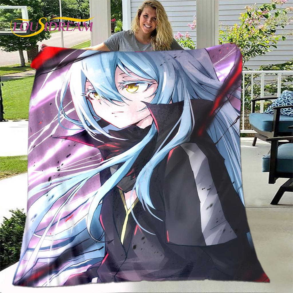 I Got Reincarnated As A Slime Anime Soft Plush Blanket,Flannel Blanket Throw Blanket for Living Room Bedroom Sofa Picnic Cover
