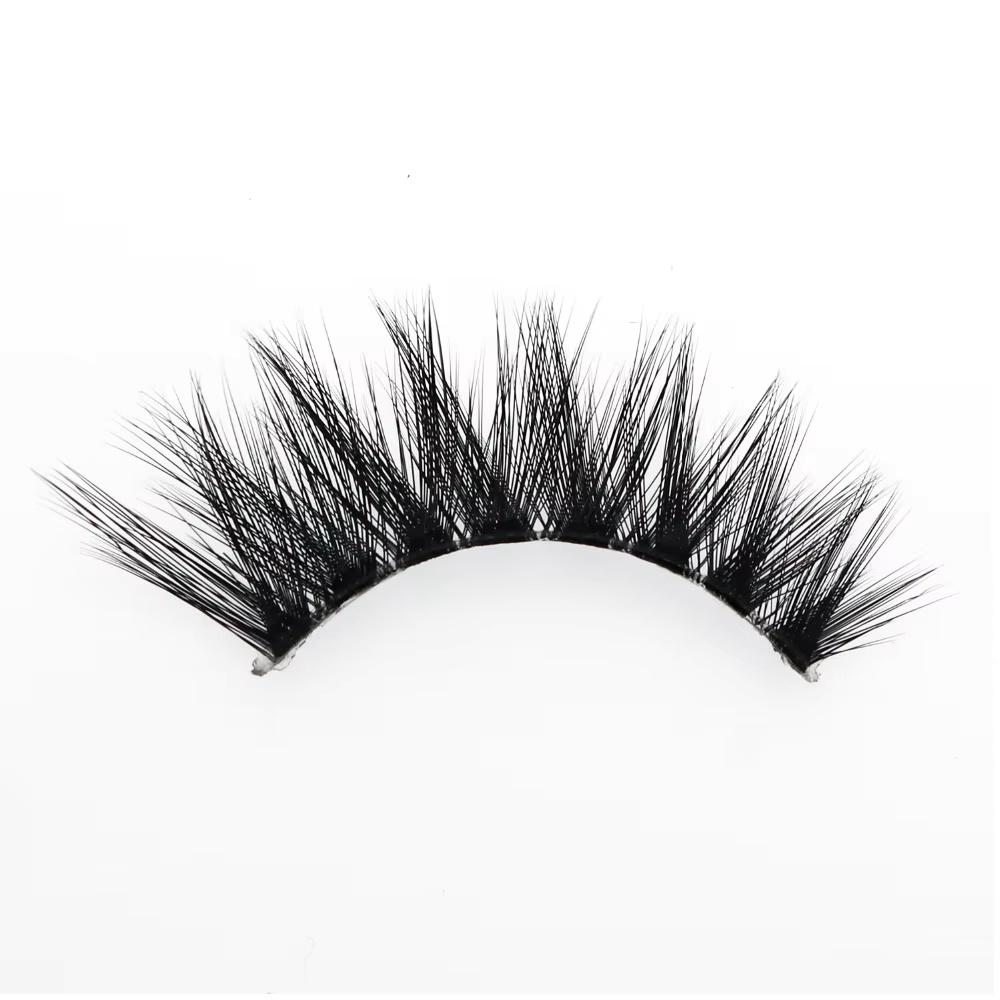 High Quality Handmade 3D Silk Synthetic Eyelashes Private Label Faux Mink Cruelty-Free Higher Quality New Collection
