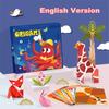 108 Sheets Cartoon Animal Origami Paper Kids DIY Craft Handcraft Toys Educational Montessori Paper Art Toy for Children Gift