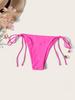 European-American Women's Fashion Beach Leggings: Solid Color, Sexy Lace-Up Design