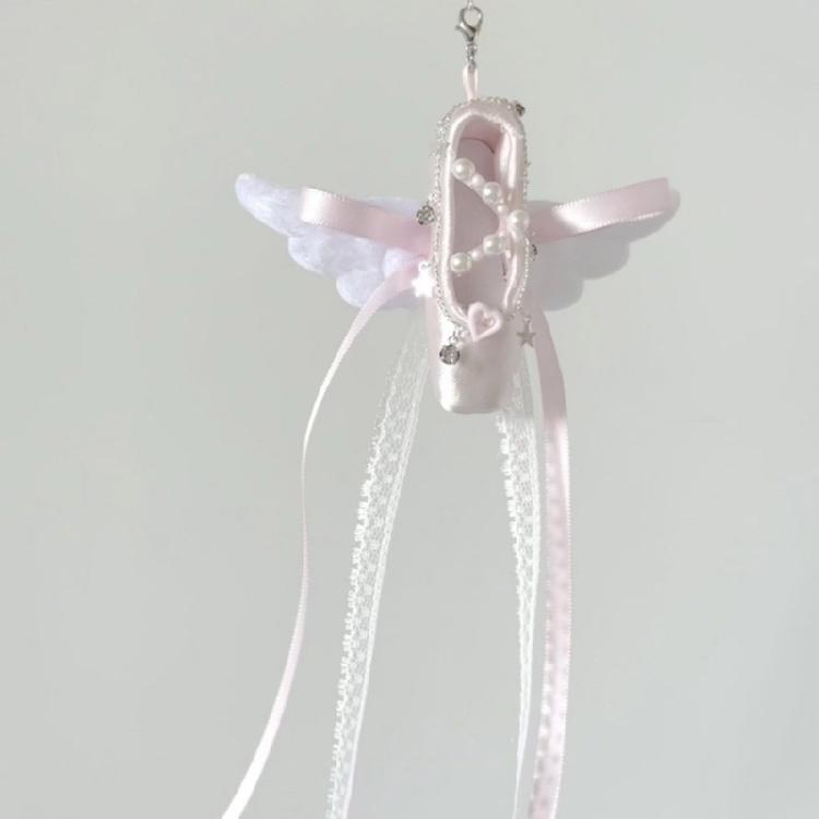 Angel Theme Sturdy Keyring Cloth Metal Blend Decorative Charm For Keys Backpacks Gift Giving