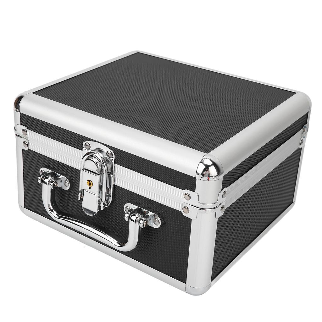 2.5in Hard Drive Storage Box 20 Bays Double Protection Convenient Handle Hard Drive Case with Security Lock for Home