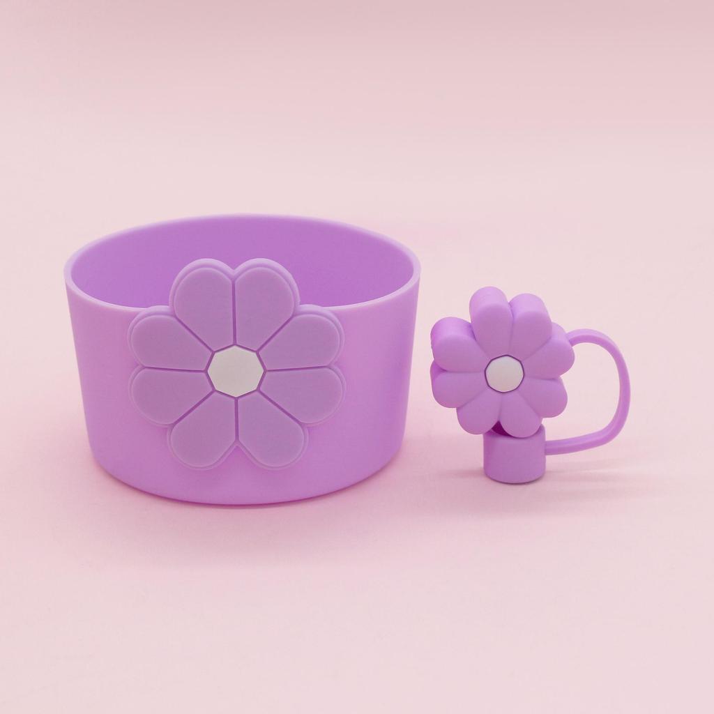 Silicone Insulated Cup Sleeve: Stanley Water Bottle Bottom Cover & Protective Sleeve
