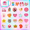 50 I LOVE YOU MOM Stickers Happy Mother's Day Mom Flower Bouquet Baking Cake Label Stickers