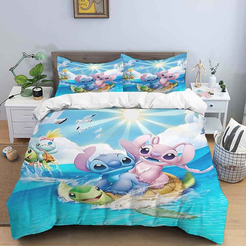 3D Bed set Beautiful Beach Bedding Bed Sets Modern Quilt Cover+pillowcases Winter California King Bedding Sets Jogo De Cama Bed