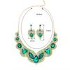 [KK Solis] Necklace and Earring Set, Gorgeous, Social, Competition, Belly Dance, Wedding, Recital, Concert, Stage Costume, Women's Accessories,