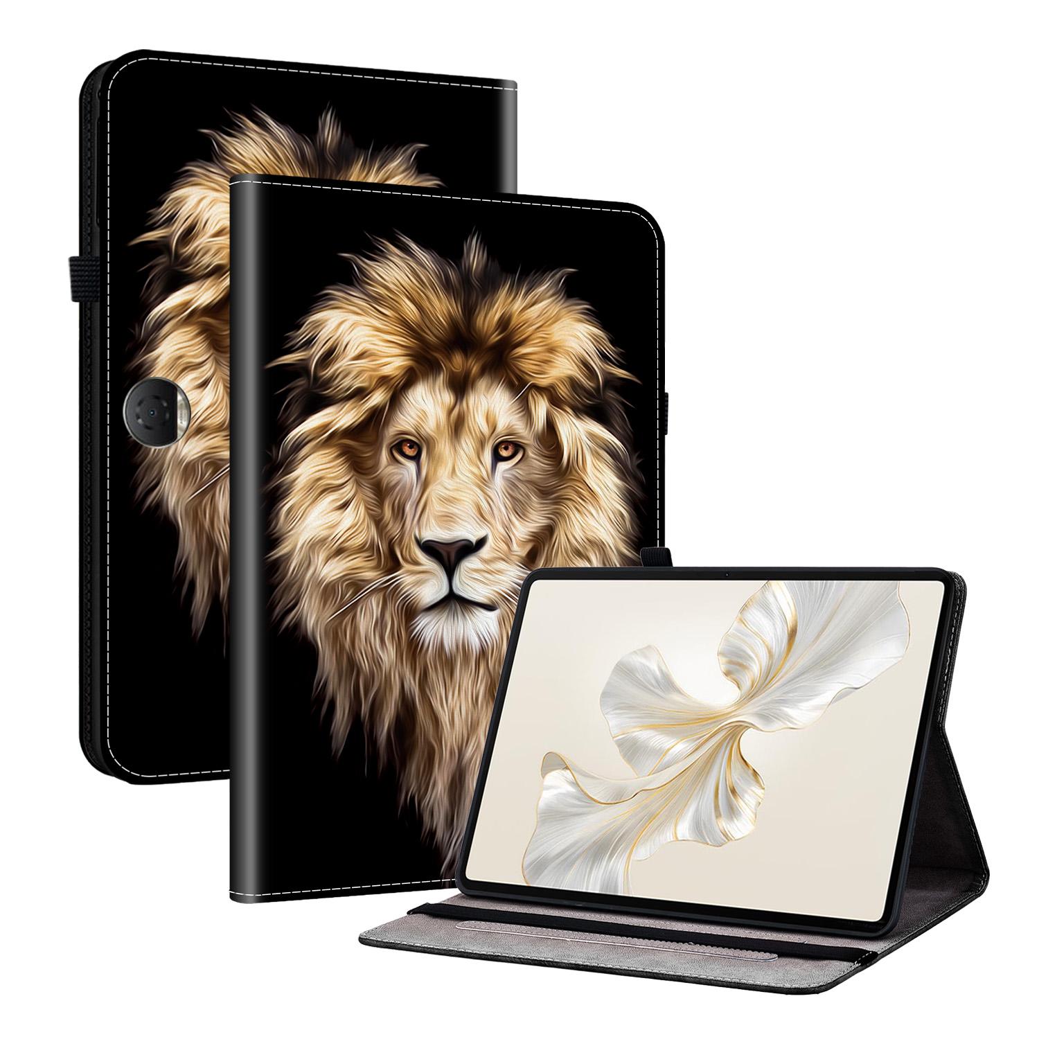 

Adjustable Stand Case for Huawei Honor Pad 9 (Tablet 9) 2023 12.1 inch Model HEY2-W09 TPU Back Cover Luxury PU Leather Painted Honor Pad 9 2023
