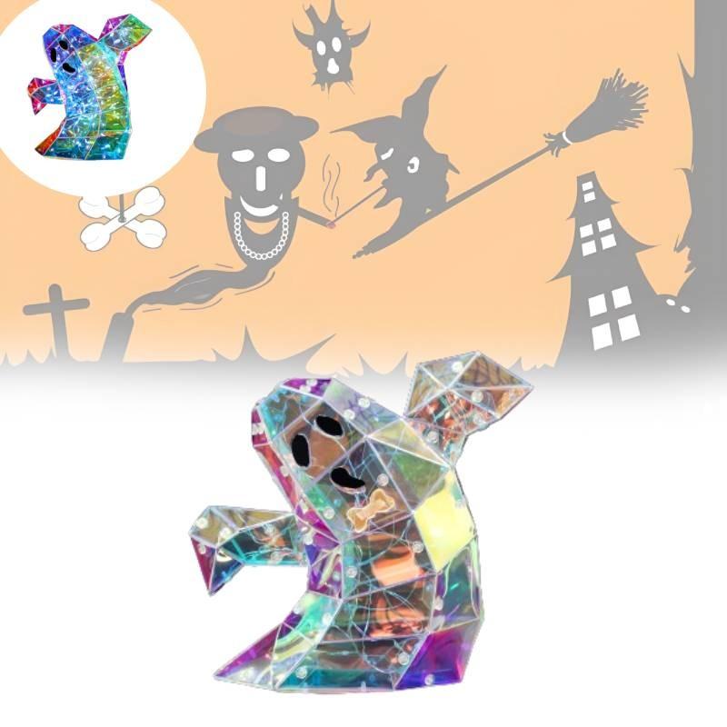 Transparente Bunte 20cm Halloween Geisterdekoration für Gruselige Atmosphäre Aufbau