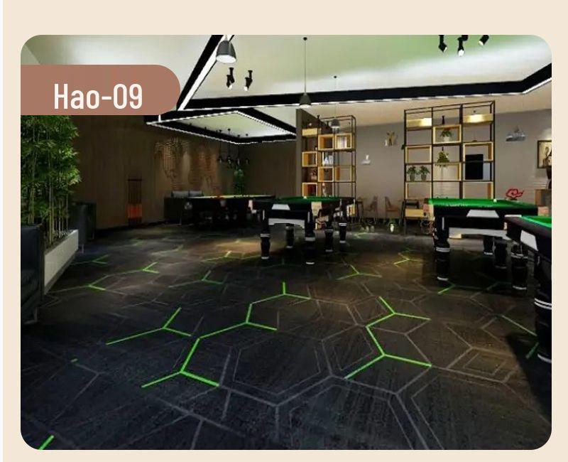 Billiard & Table Tennis Room Carpet - Full Coverage, Wear-Resistant, Flame Retardant, Soundproof