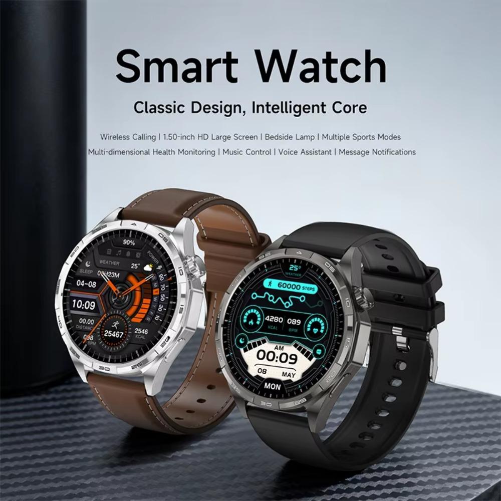 2026 New Watch 6 Pro Outdoor Sports Smart Watch Men 1.50” HD Screen GPS Track Tracking Altimeter Pressure Heart Rate Smart Watc