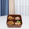 Appetizer Plate Candy Nut Serving Organizer Dining Table Dried Fruit Storage Tray for