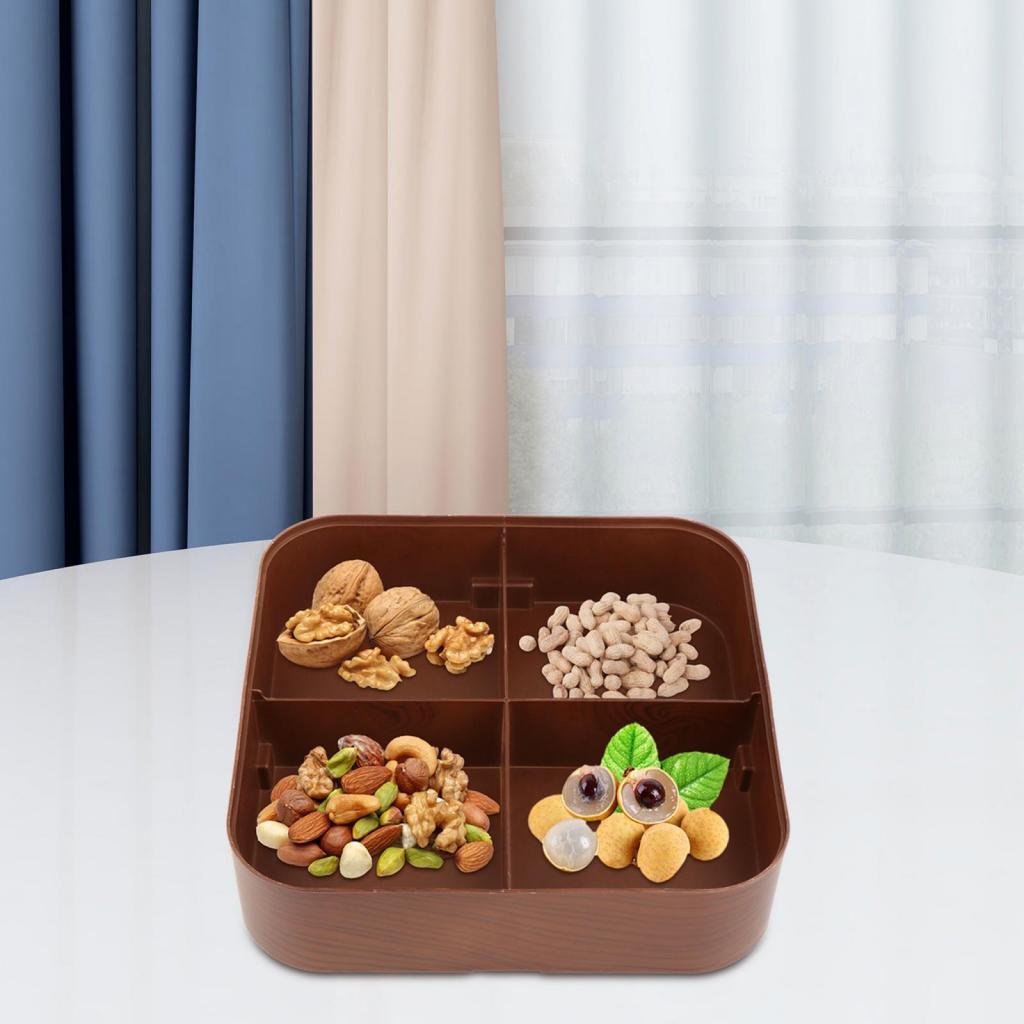 Appetizer Plate Candy Nut Serving Organizer Dining Table Dried Fruit Storage Tray for