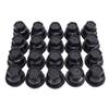 20pcs 24mm Wheel Lug Nut Covers Cap Set Black 15661036 Replacement for Chevy S10 Blazer