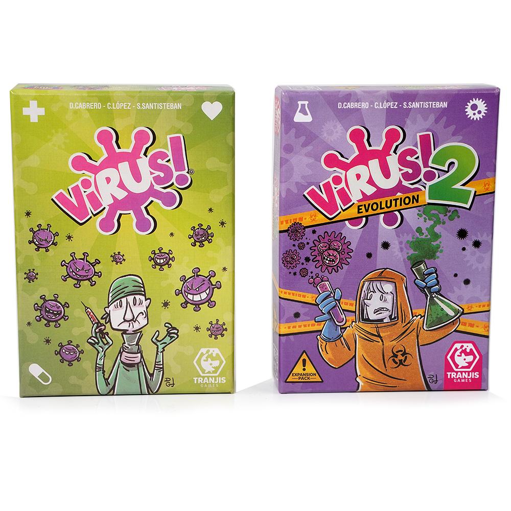 Virus! - Gioco di carte - Il Gioco più contagioso. Edizione Spagnola. +8 anni VIRUS! 2 Evoluzione (Espansione) - Gioco di carte (