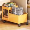 Movable Two-Tier Under-Desk Storage Cart