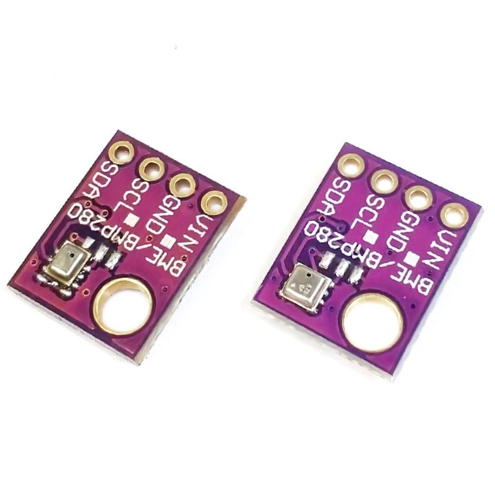 2pcs BMP280-5.0 Temperature And Humidity Sensor Set With Pin Headers 3.3V To 5V Temperature And Humidity Sensor Module