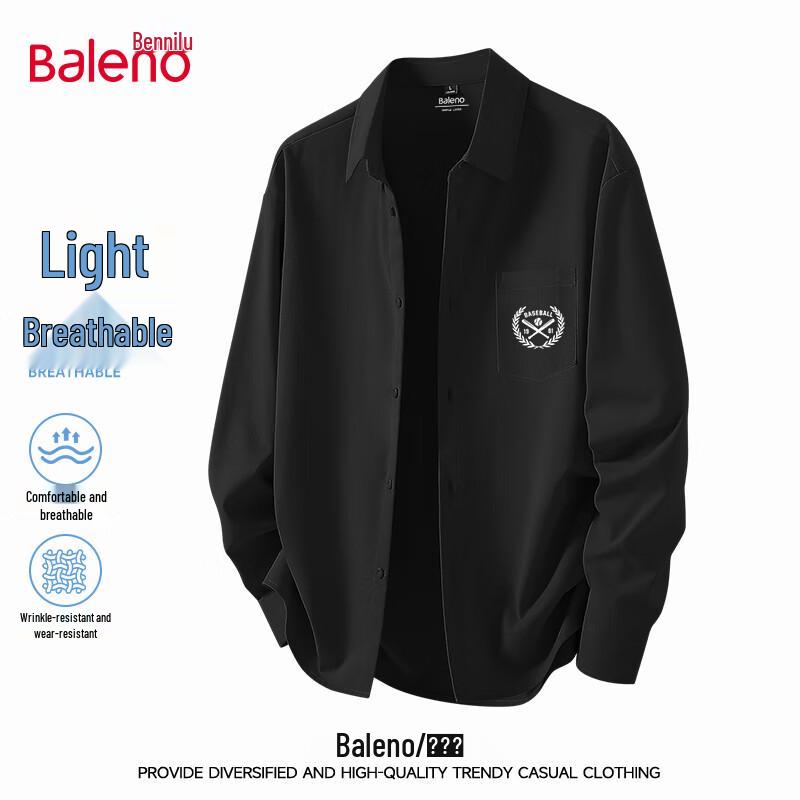 Baleno Men s Casual Anti-Wrinkle Long Sleeve Shirt