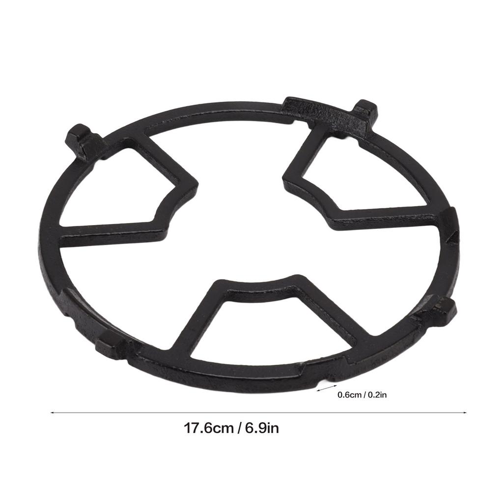 Gusseisen Wok Stützring Gusseisen Wok Gestell Universal Rutschfest Gasherd Wok Ring für Küchenzubehör Gasherd Gestell