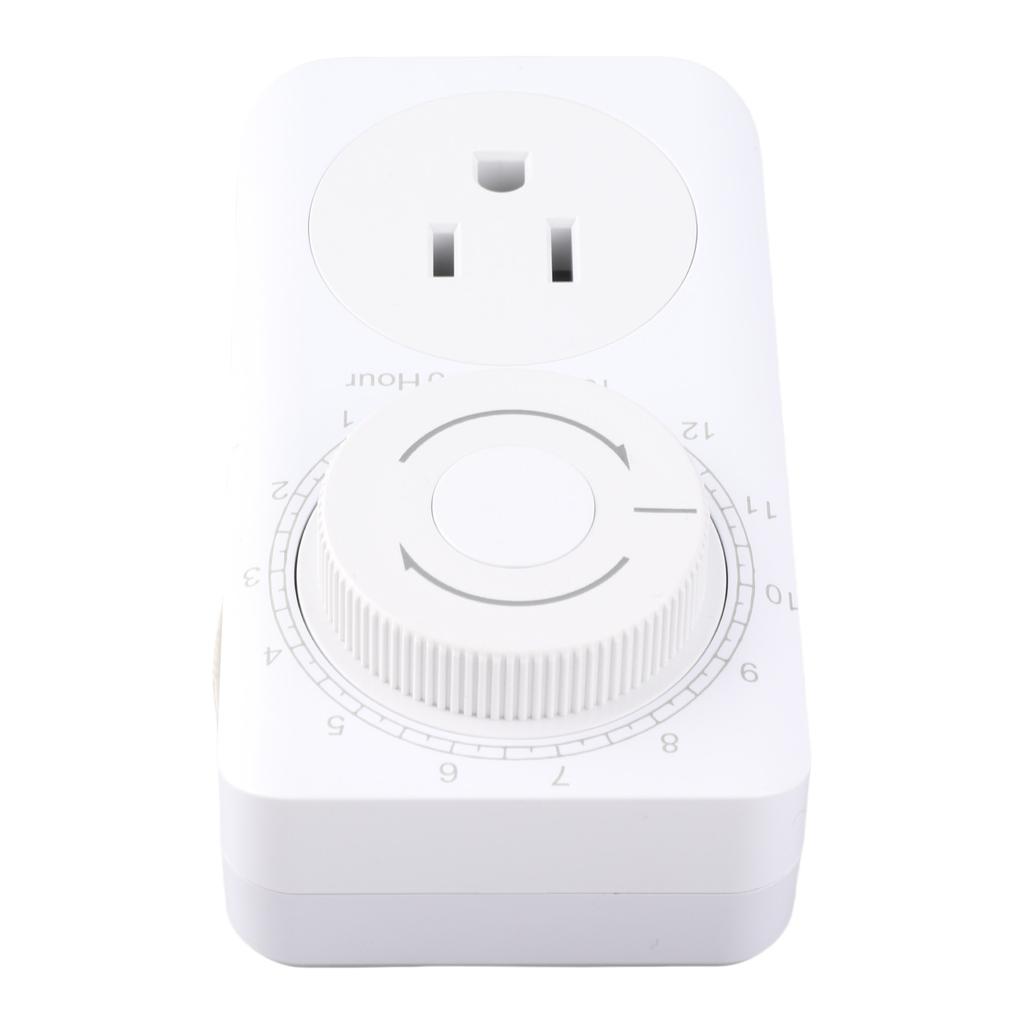 Mechanische Zeitschaltuhr 13 Stunden Countdown Stecker-Timer Aquarium Sauerstoffzufuhr Zeitschaltuhr Steckdose