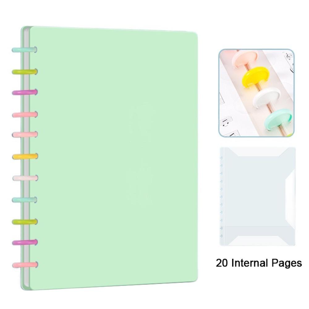 Plastic Music Score Folder A4 Transparent Music Clip Flexible Portable Document Storage Organizer Paper Sheets Protection