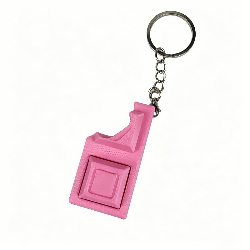 3D Simulated Chocolate Keyboard Fidget Toy, Keyboard Fidget Keychain Keyboard Decompression Finger Clicker Toys Stress Relief